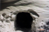 A snow cave I made near my place